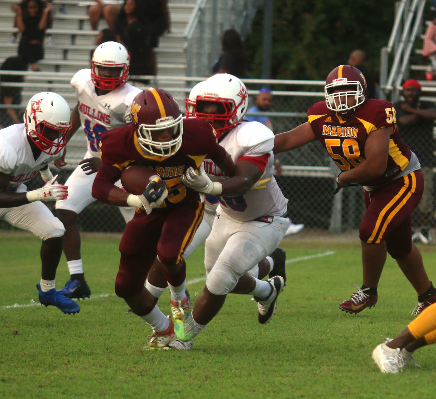 Marion reclaims annual Anderson Brothers Bowl trophy 7-6 over Mullins